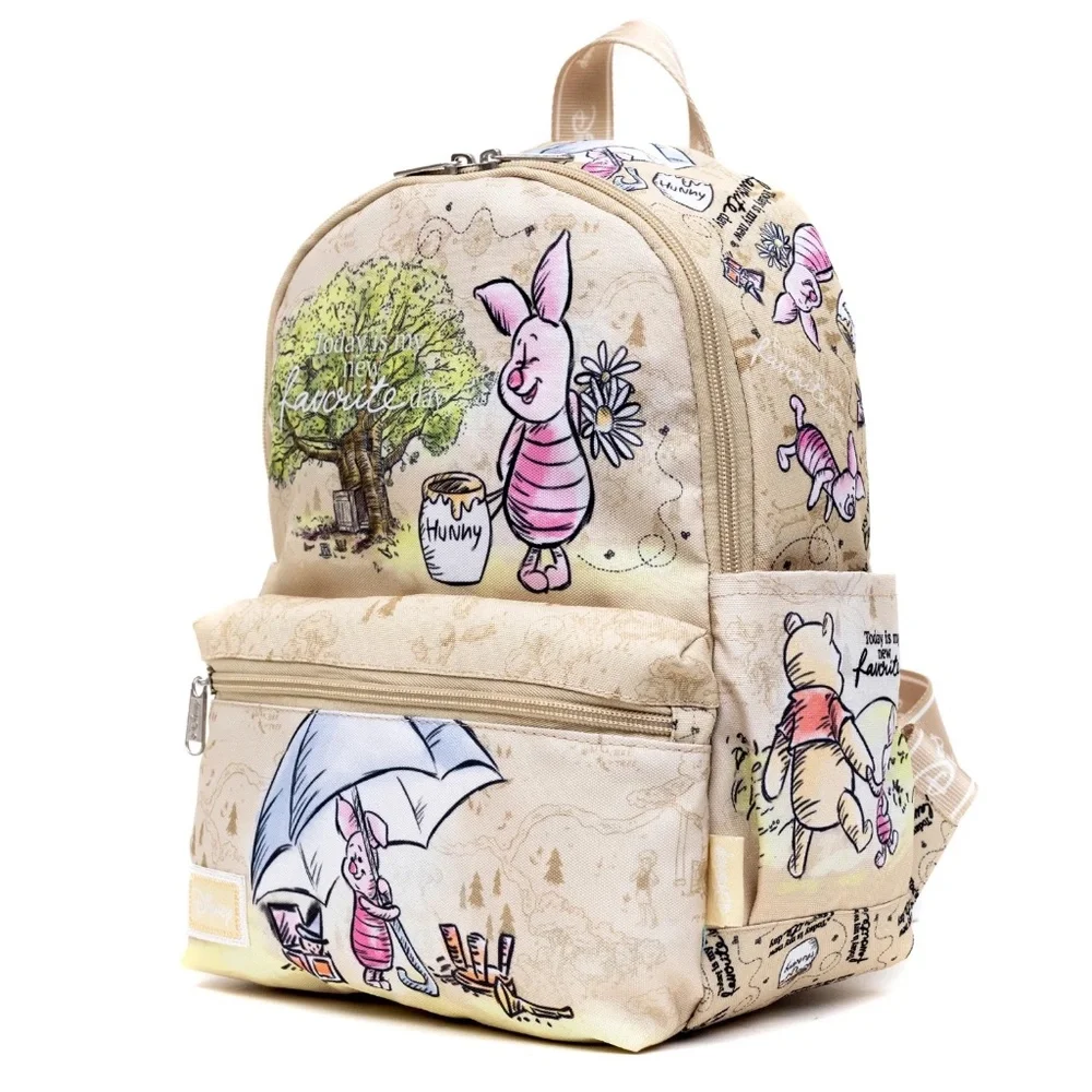 NEW WondaPop Disney Winnie the Pooh Piglet Nylon Everyday Mini Summer Backpack